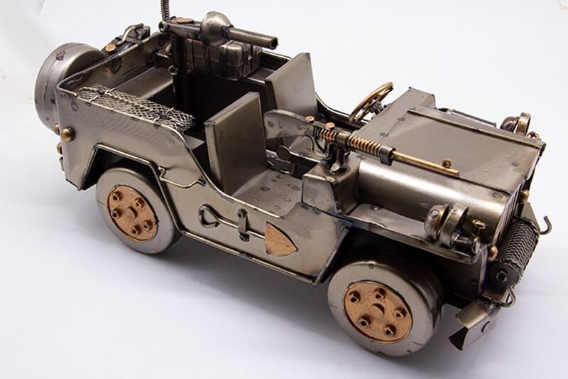 Dekoratif Metal Askeri Araç