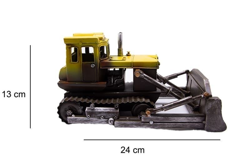 Dekoratif Metal Buldozer Maketi