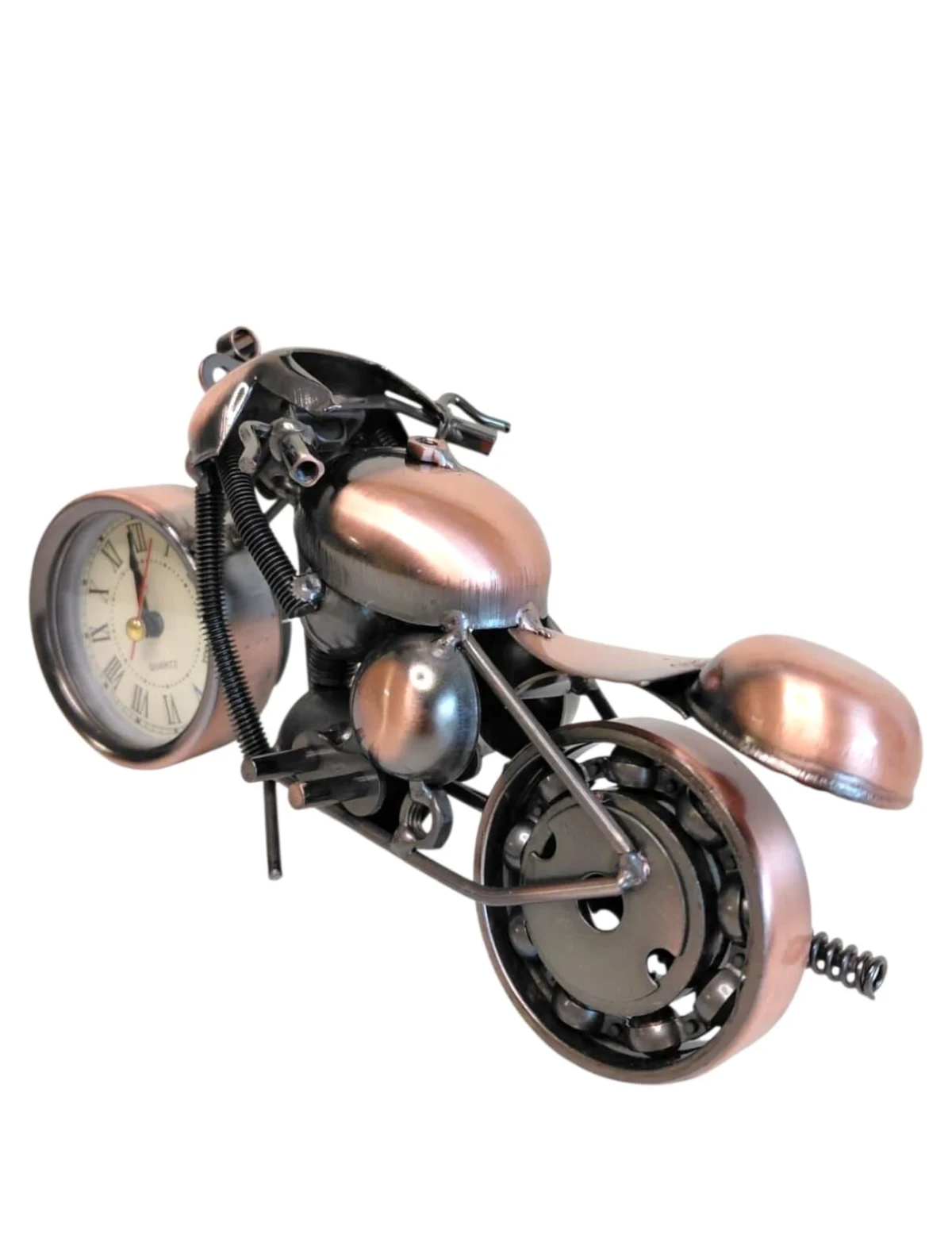 Metal Motosiklet Masa Saati