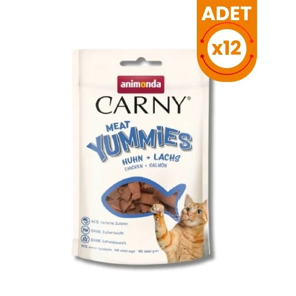 Animonda Carny Meat Tavuk Etli ve Somonlu Yetişkin Kedi Ödül Maması