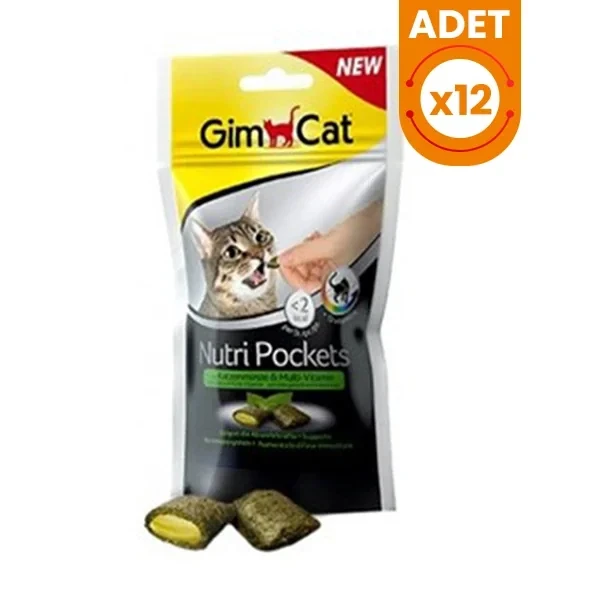 Gimcat Kedi Ödül Tableti Nutri Pockets Kedi Otu Multivitamin